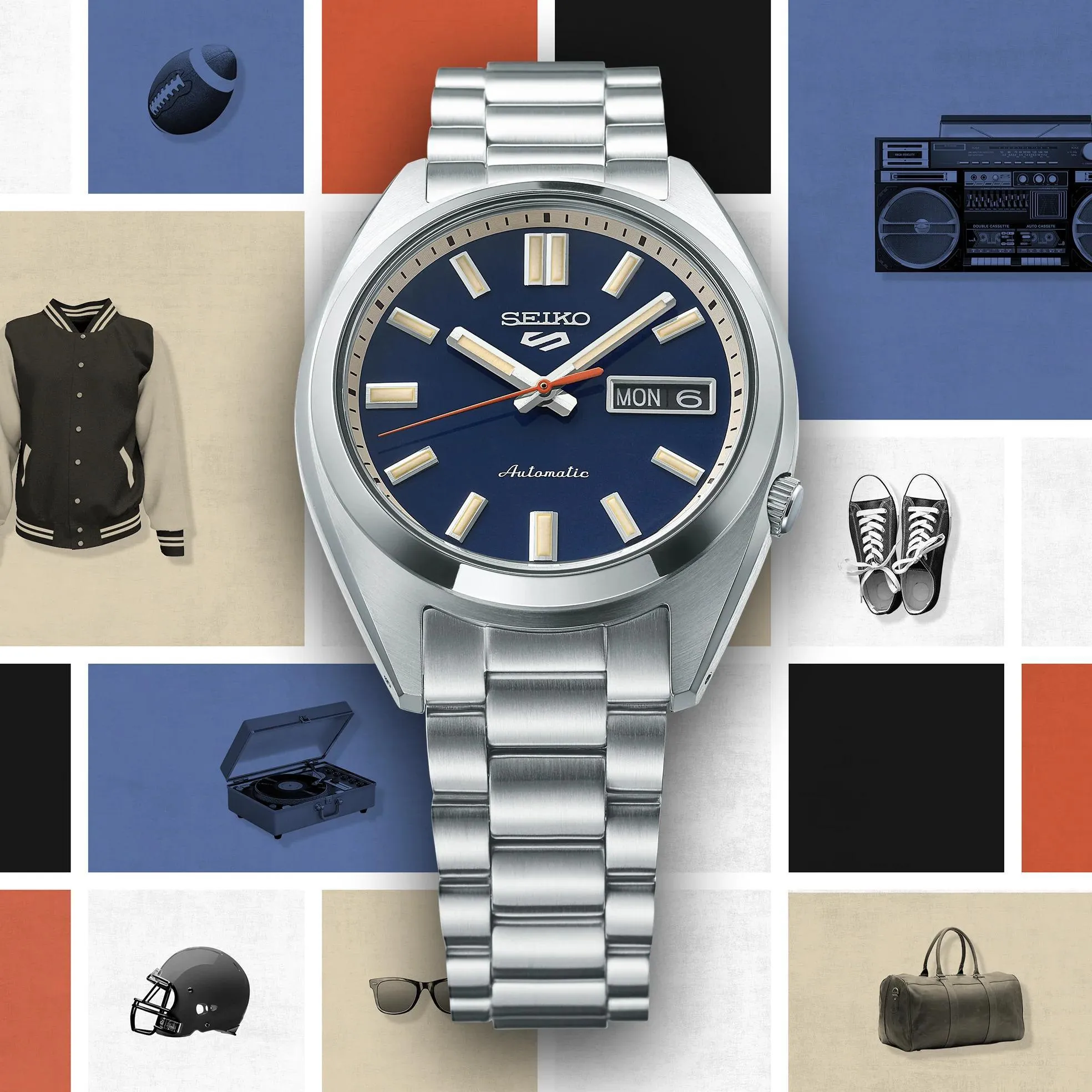 Seiko 5 Sport Automatic Blue Dial Watch SRPK87