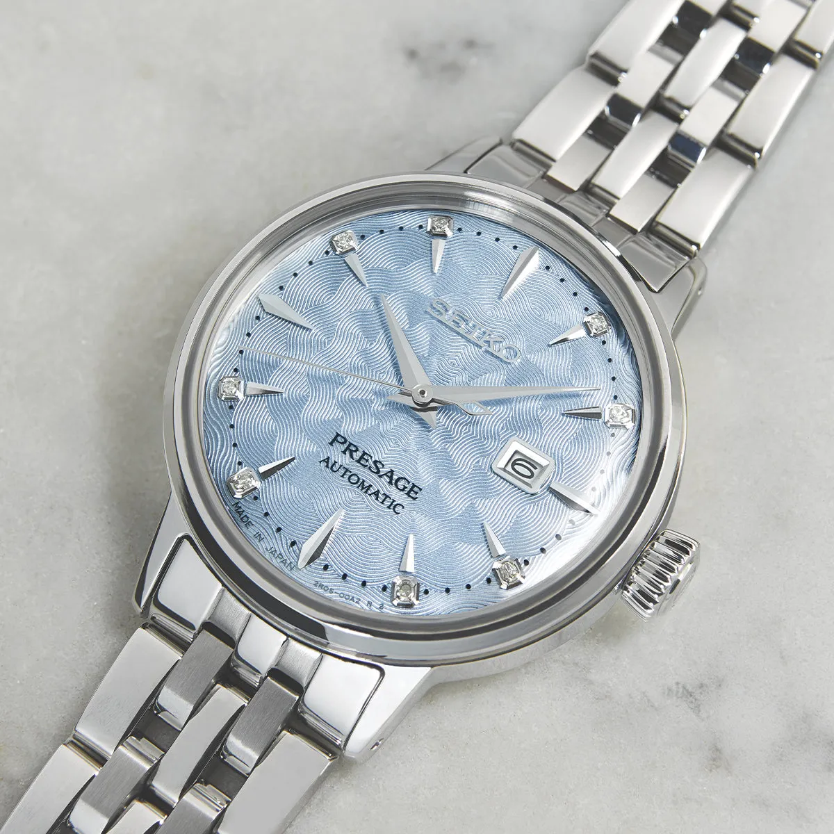 Seiko Presage Cocktail Time ‘Skydiving’ Diamond Twist Watch