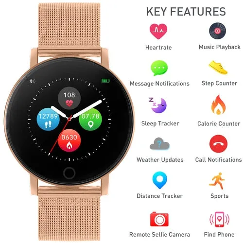 Series 5 Rosegold Mesh Smart Watch