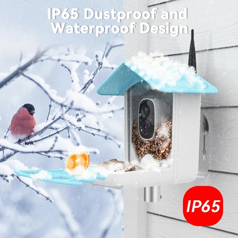 Smart Bird Feeder with Camera, Bird Watching Camera, Auto Capture Bird Videos & Motion Detection