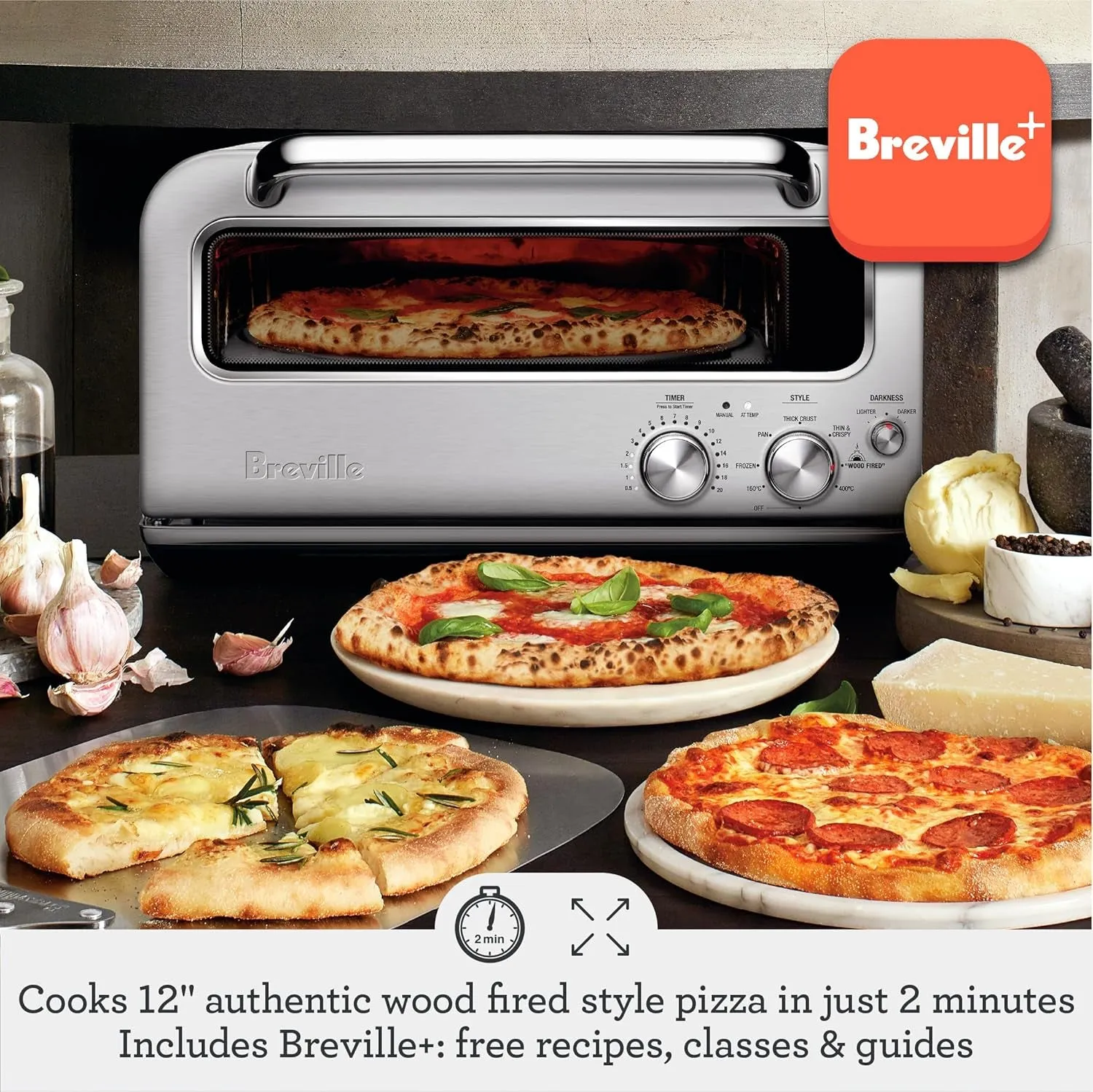 Smart Oven Pizzaiolo BPZ820BTR, Black Truffle