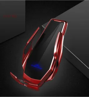 Smart Wireless 15W Fast Car  Charger for iPhone Samsung Mobile Phone