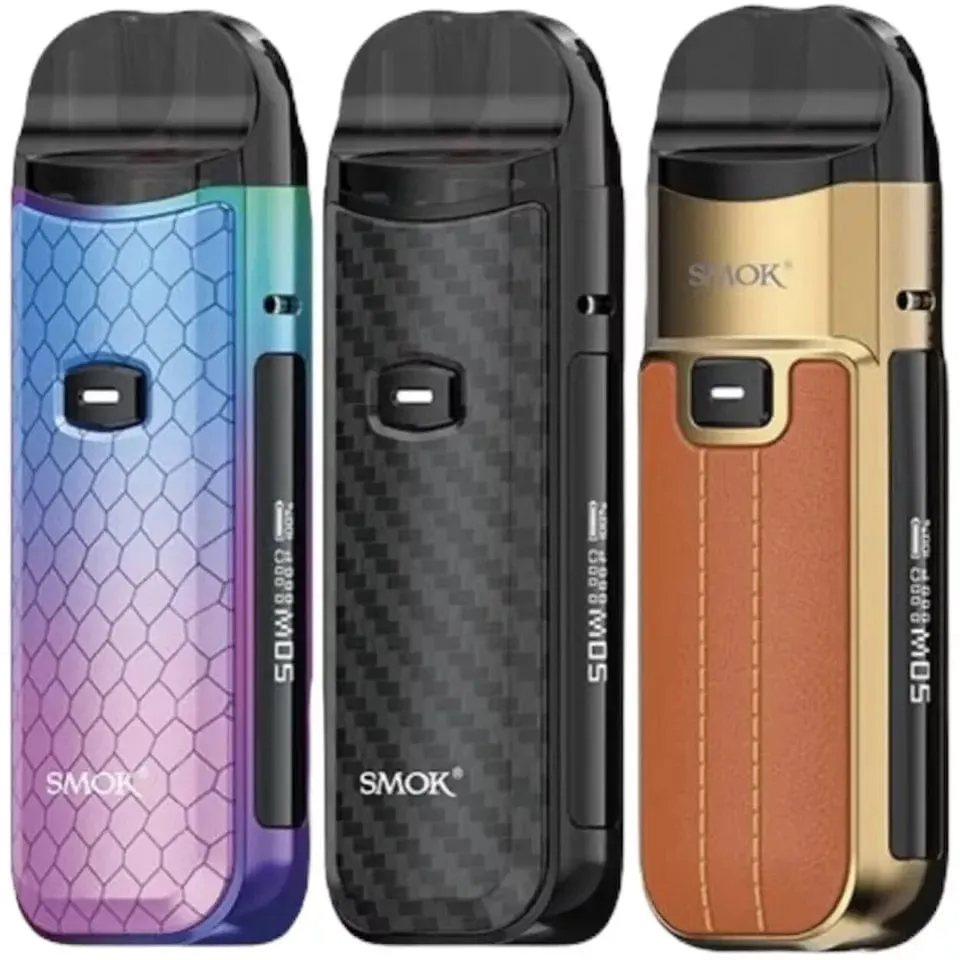 Smok® Nord 50w Pod Kit E-Cigarette Vape E-Cig 1800mAh Device or LP2 / Nord Coils