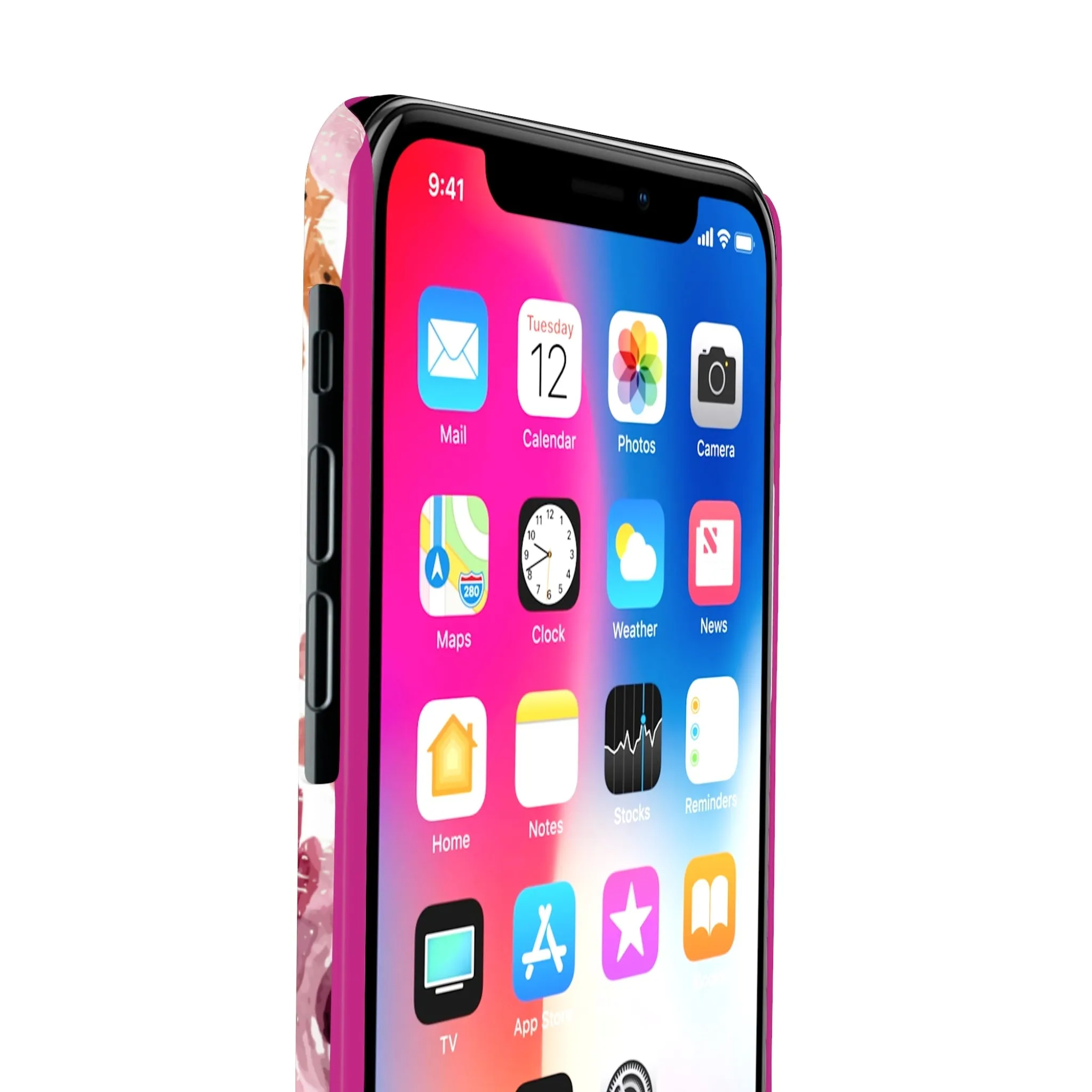 Stay Wild and Free Floral iPhone Case with Zen Elephant - Stylish and Inspirational Protective Cover