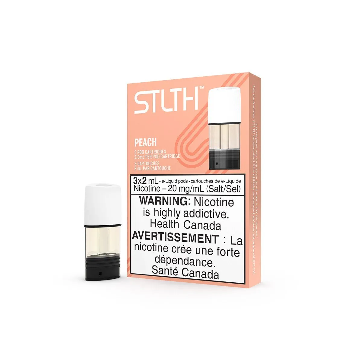 STLTH Peach Vape Pods