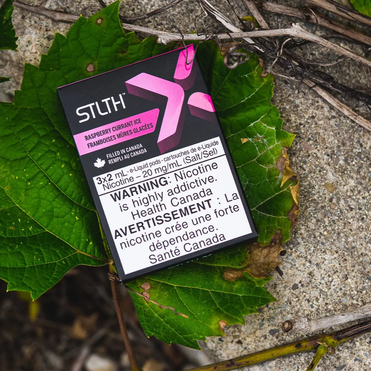 STLTH X Raspberry Currant Ice Vape Pods