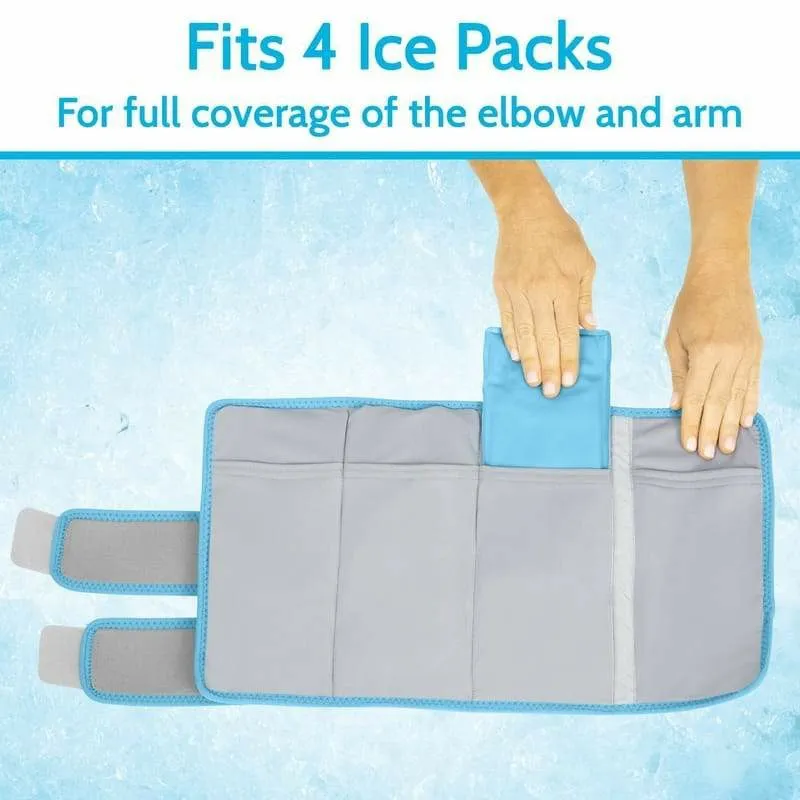 Vive Health Arctic Flex Elbow Ice Wrap - Gray