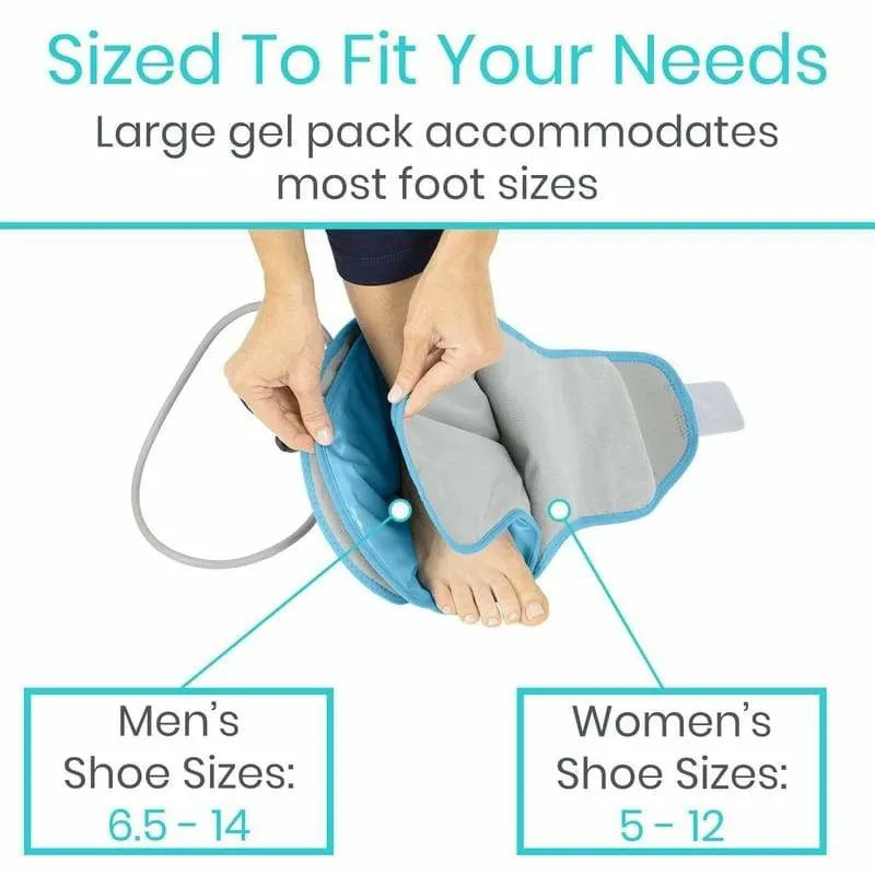 Vive Health Compression Ankle Ice Wrap