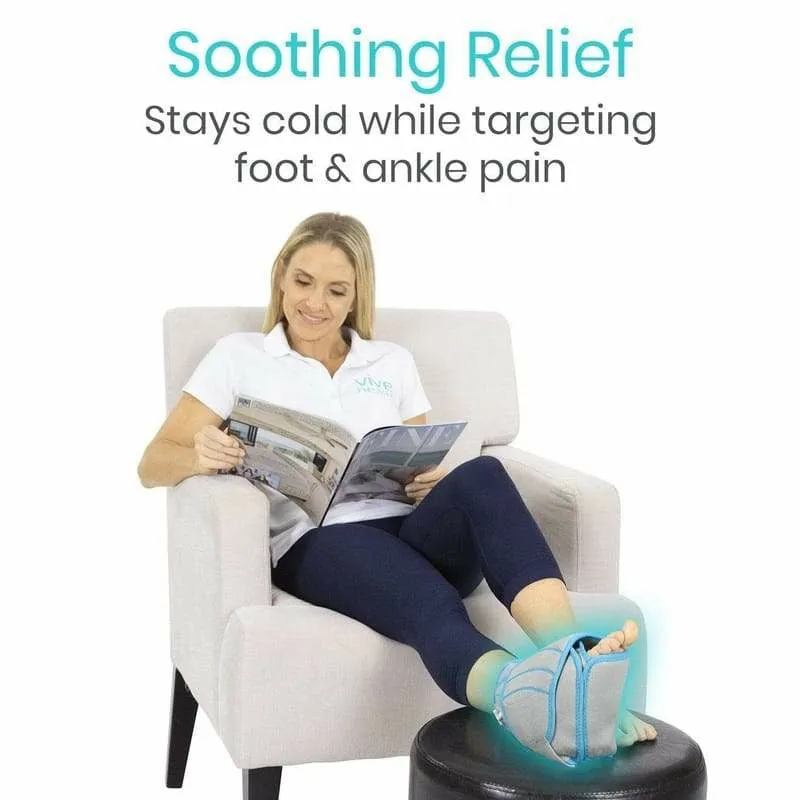 Vive Health Compression Ankle Ice Wrap