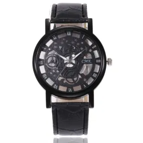 W137 Black Band Gears Collection Quartz Watch