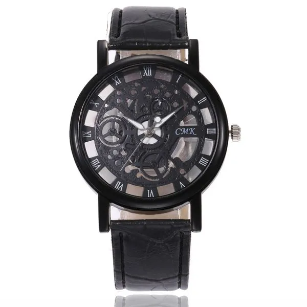 W137 Black Band Gears Collection Quartz Watch