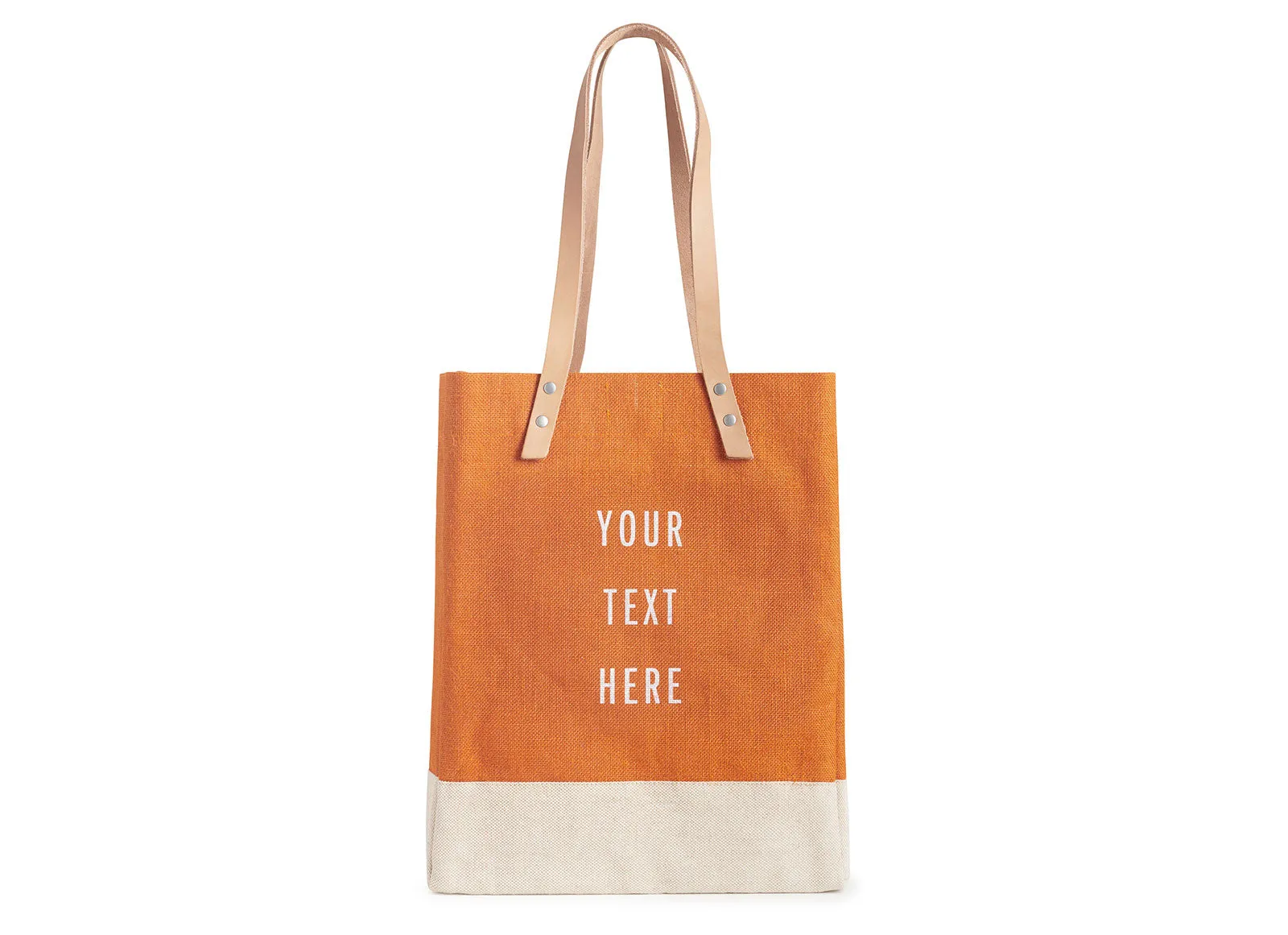 Wine Tote in Citrus - Wholesale