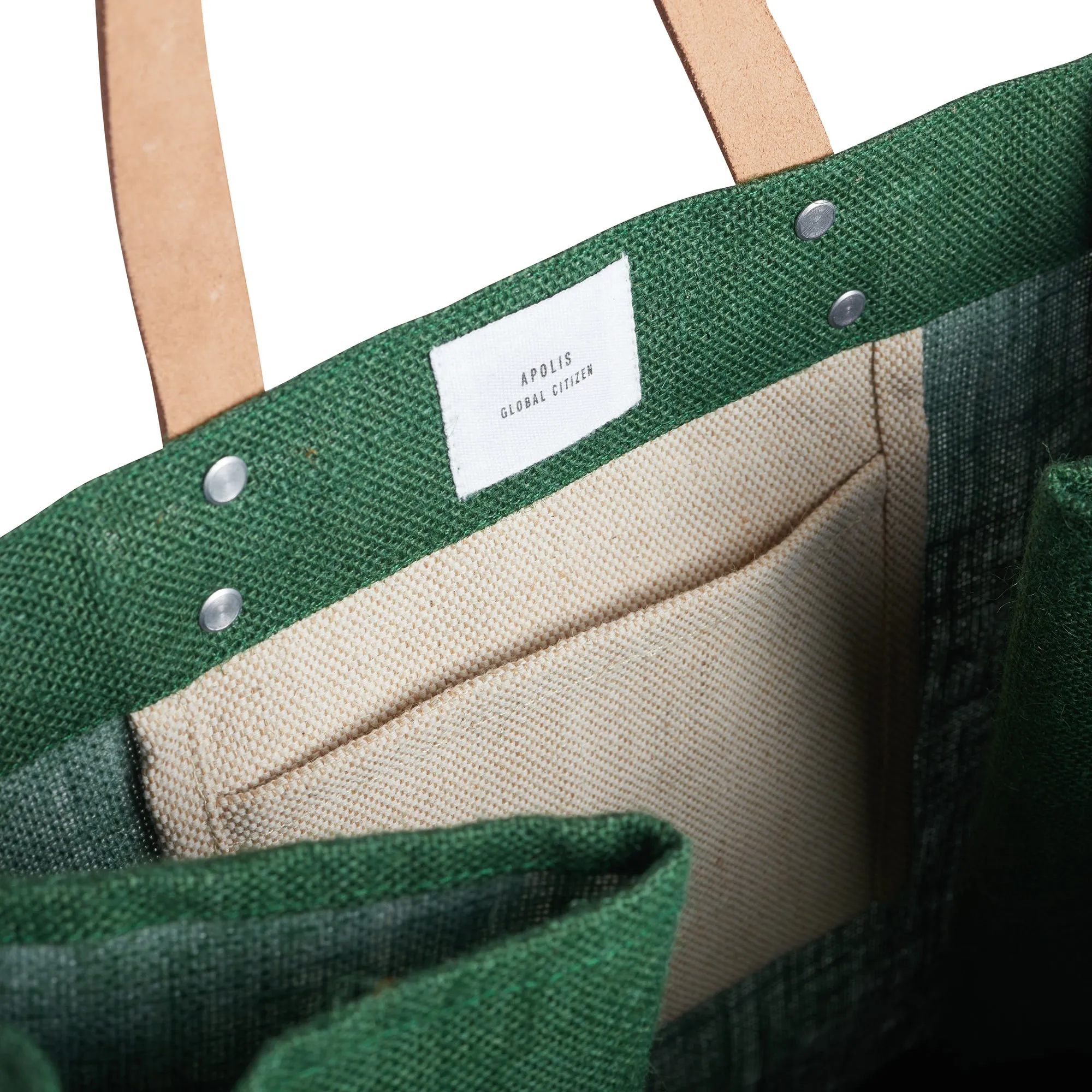 Wine Tote in Field Green - Wholesale