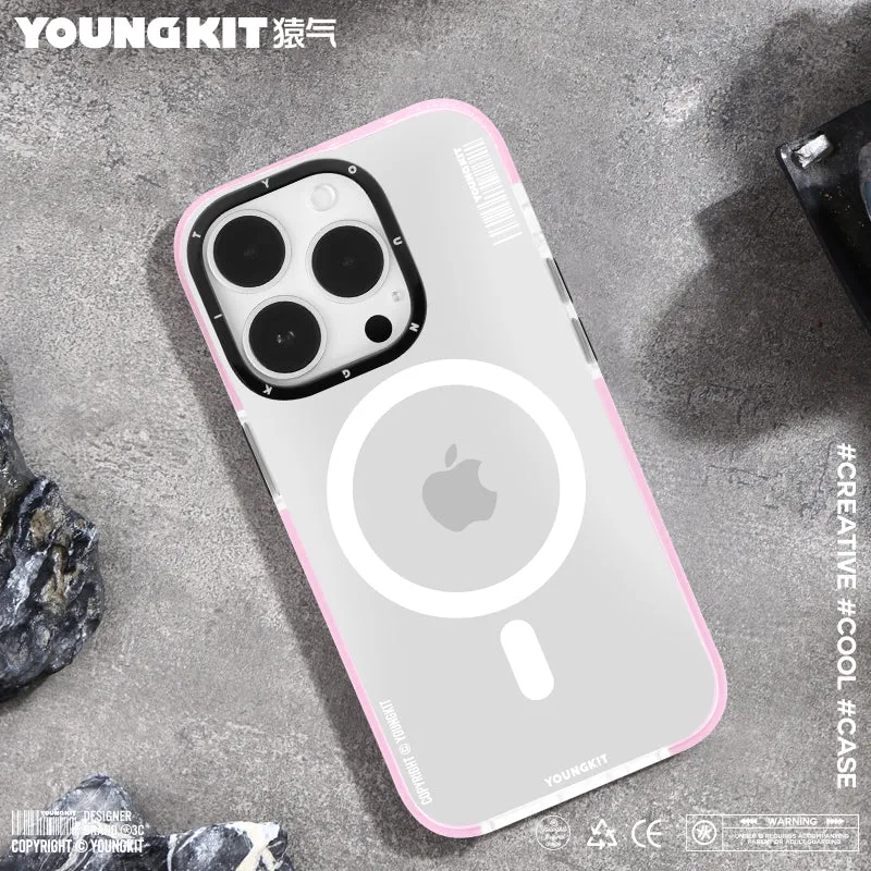 YOUNGKIT Exquisite MagSafe Slim Thin Clear Anti-Scratch Back Shockproof Cover Case