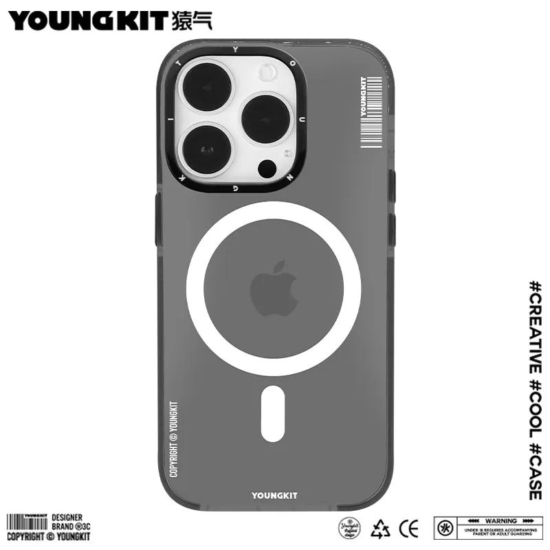 YOUNGKIT Exquisite MagSafe Slim Thin Clear Anti-Scratch Back Shockproof Cover Case