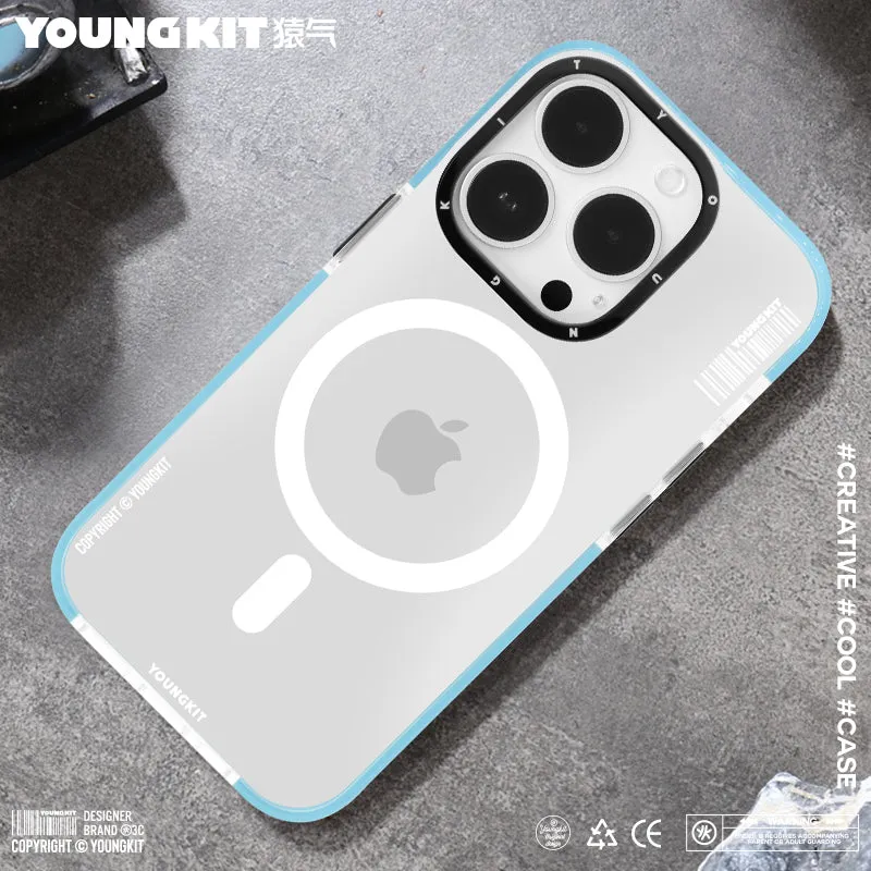 YOUNGKIT Exquisite MagSafe Slim Thin Clear Anti-Scratch Back Shockproof Cover Case