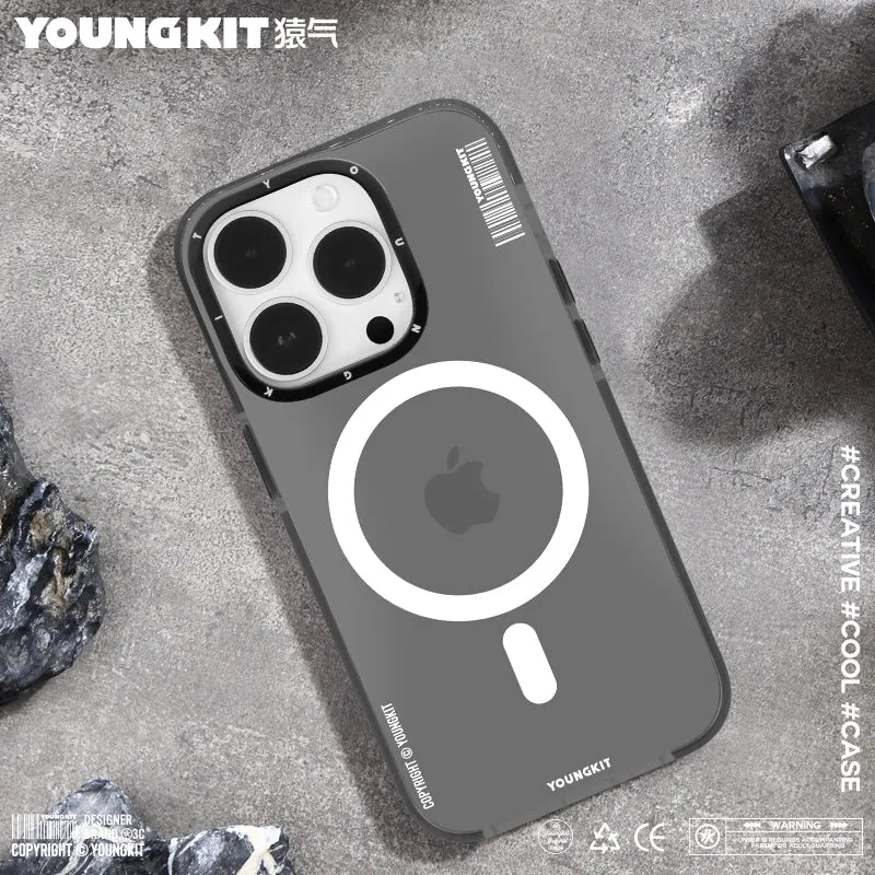 YOUNGKIT Exquisite MagSafe Slim Thin Clear Anti-Scratch Back Shockproof Cover Case