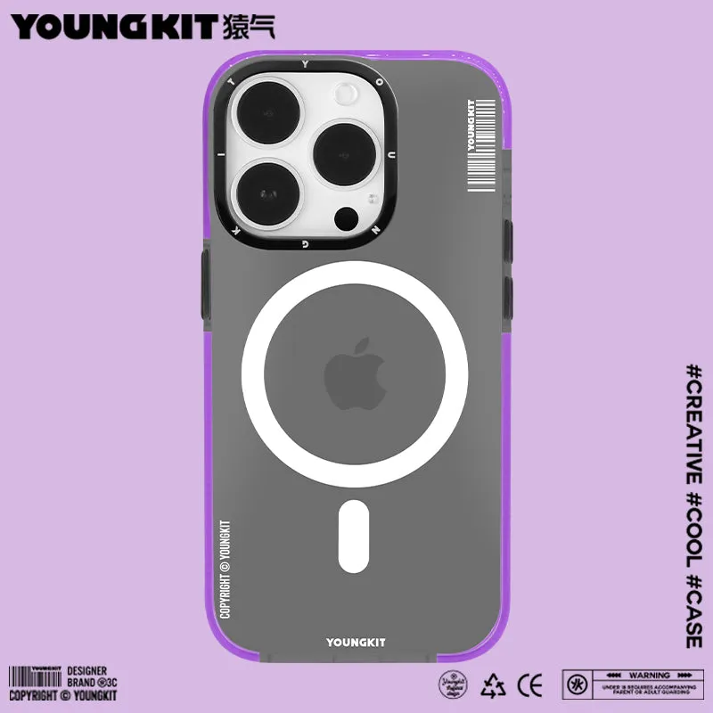 YOUNGKIT Exquisite MagSafe Slim Thin Clear Anti-Scratch Back Shockproof Cover Case