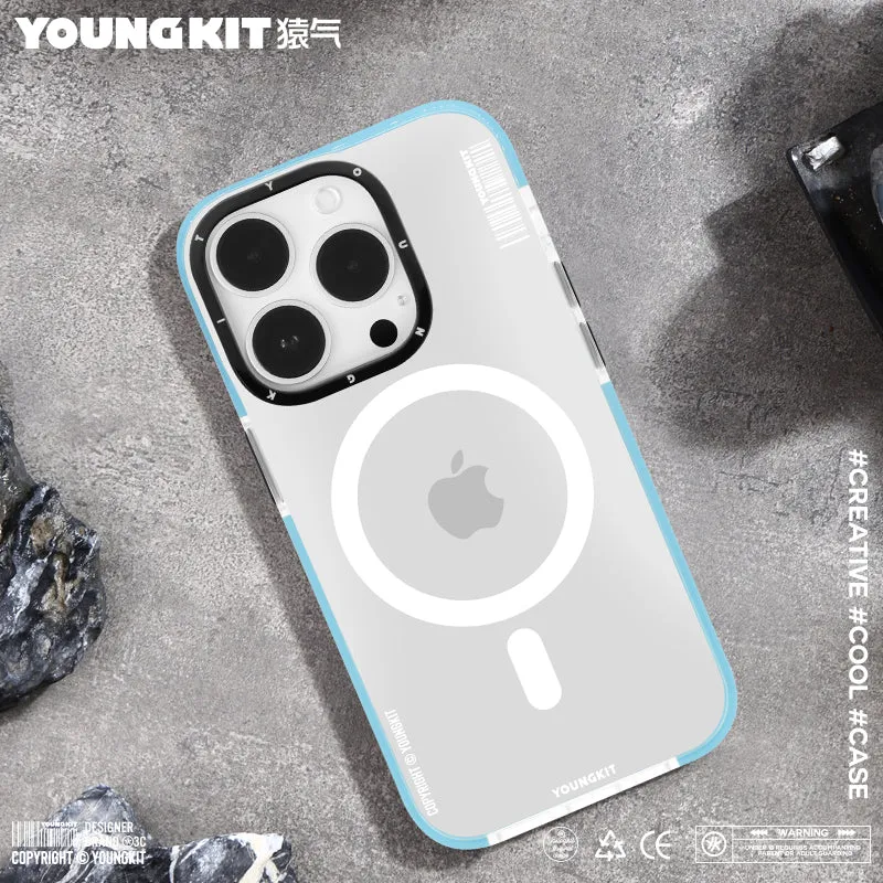YOUNGKIT Exquisite MagSafe Slim Thin Clear Anti-Scratch Back Shockproof Cover Case
