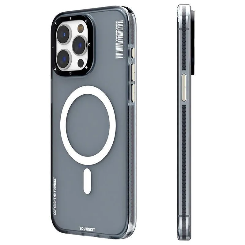YOUNGKIT Jane Sand MagSafe Slim Thin Matte Anti-Scratch Back Shockproof Cover Case