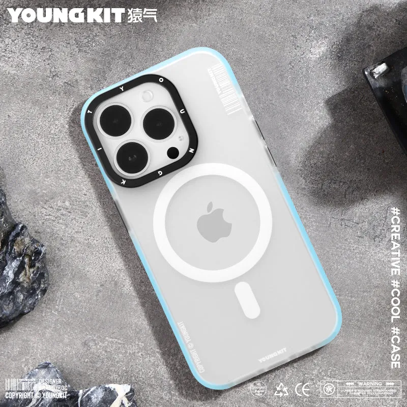 YOUNGKIT Jane Sand MagSafe Slim Thin Matte Anti-Scratch Back Shockproof Cover Case