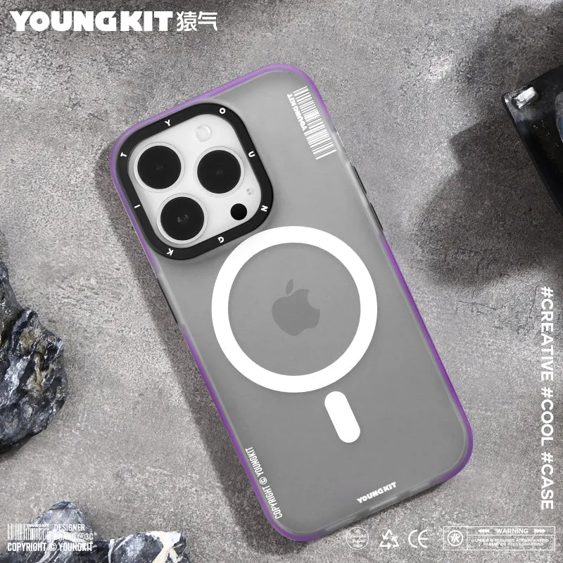 YOUNGKIT Jane Sand MagSafe Slim Thin Matte Anti-Scratch Back Shockproof Cover Case