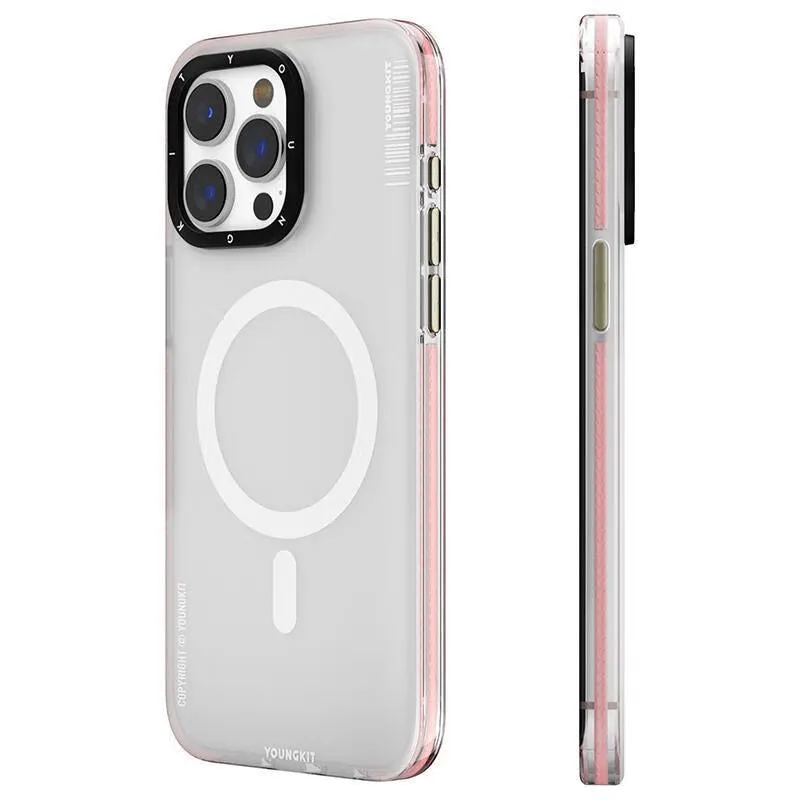 YOUNGKIT Jane Sand MagSafe Slim Thin Matte Anti-Scratch Back Shockproof Cover Case
