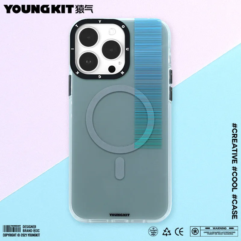 YOUNGKIT Pure MagSafe Slim Thin Matte Anti-Scratch Back Shockproof Cover Case