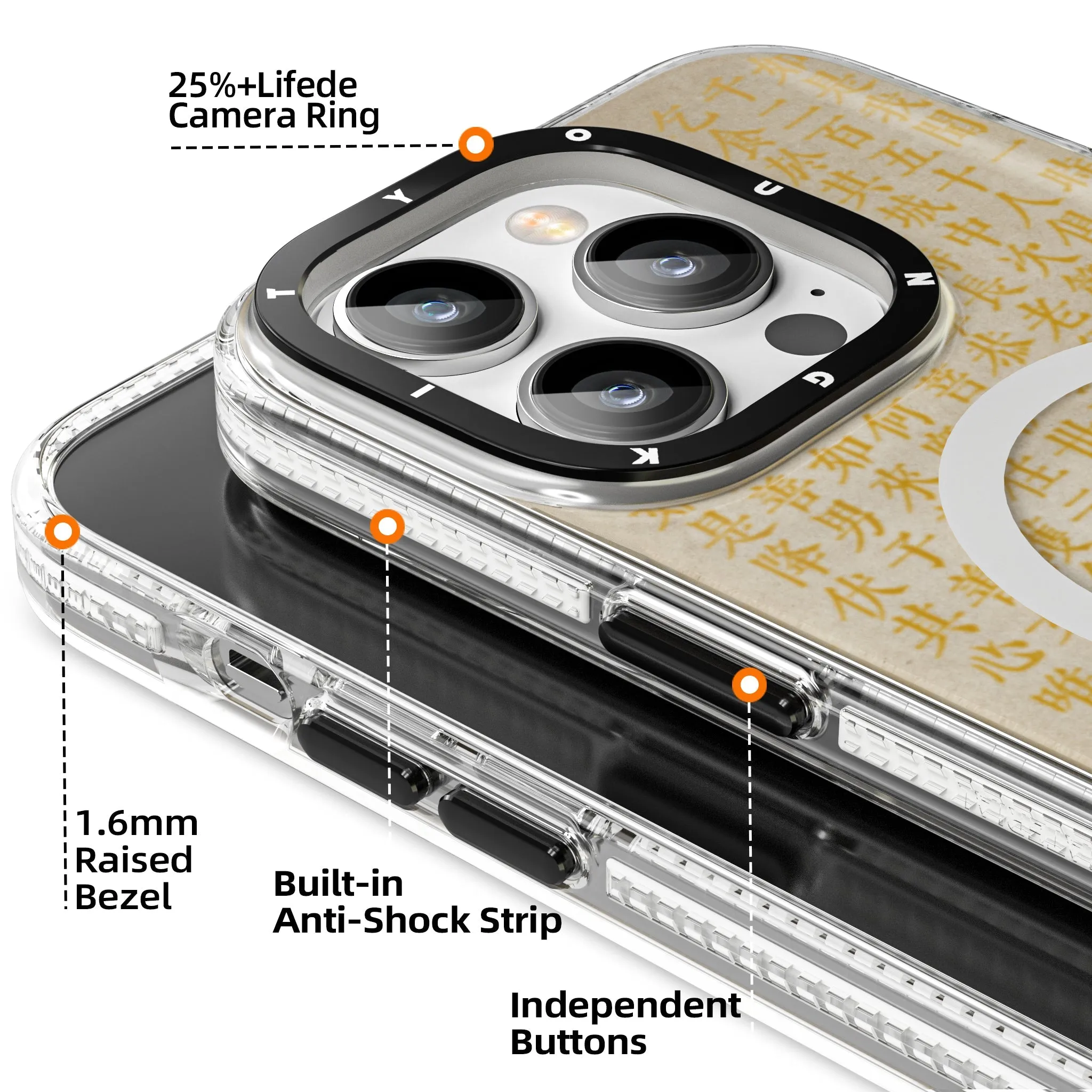 YOUNGKIT Sutra MagSafe Slim Thin Matte Anti-Scratch Back Shockproof Cover Case