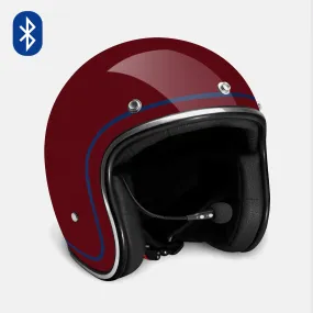 Zulu Azura Maroon Chrome Bluetooth