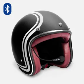 Zulu Cortez Black Maroon Chrome Bluetooth