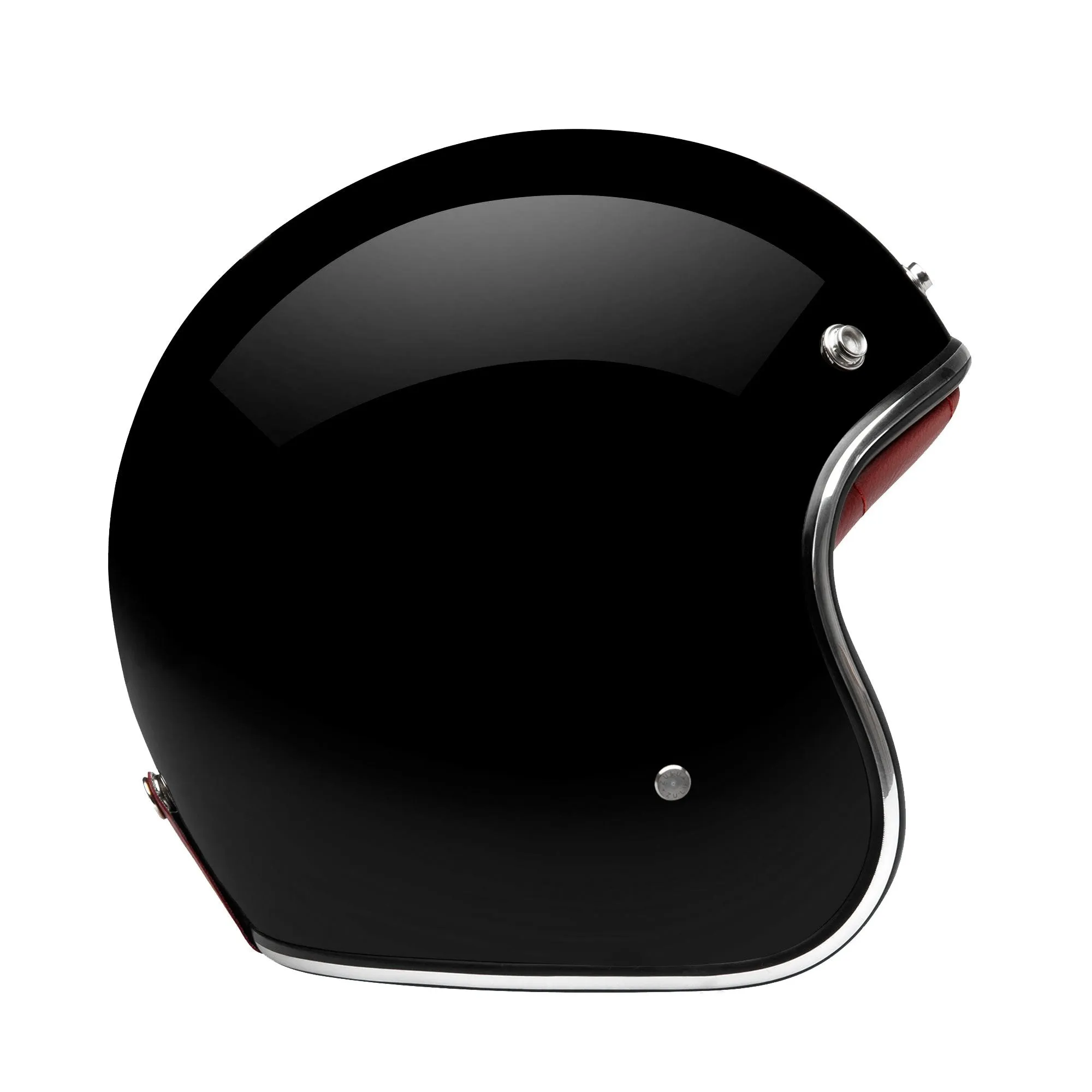 Zulu Osiris Black Maroon Chrome Bluetooth